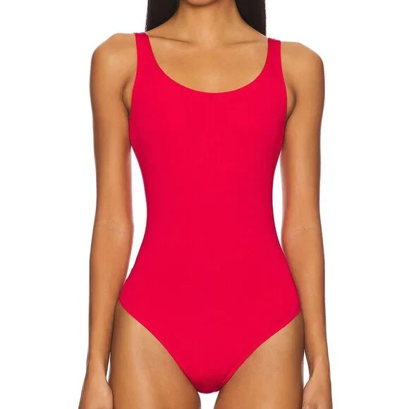 NWOT Wolford Jamaika String Thong Shiny Scoop Neck Bodysuit